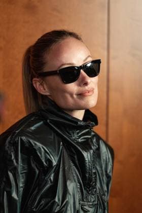 PFW - Saint Laurent Front Row Olivia Wilde attends the Saint Laurent Womenswear Fall Winter 2026-2027 show as part of Paris Fashion Week (PFW)on March 03, 2026 in Paris, France. Photo by Alexis Jumeau ABACAPRESS.COM Paris France  Copyright: xJumeauxAlexis ABACAx