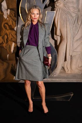 PFW - Saint Laurent Front Row Kate Moss attends the Womenswear Fall Winter 2026-2027 show as part of Paris Fashion Week on March 03, 2026 in Paris, France. Photo by Laurent Zabulon ABACAPRESS.COM Paris France  Copyright: xZabulonxLaurent ABACAx
