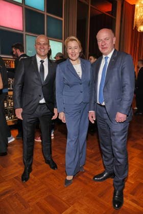 03.03.2026, Christian Bräuer, Franziska Giffey und Kai Wegner, Wiedereröffnung des Kino International nach Sanierung, Berlin, Berlin Deutschland, Germany