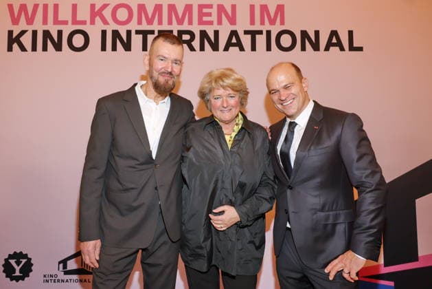 03.03.2026, Heinrich-Georg Kloster, Monika Grütters und Christian Bräuer, Wiedereröffnung des Kino International nach Sanierung, Berlin, Berlin Deutschland, Germany