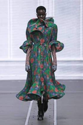 PFW - Anrealage Fecales Runway A model walks the runway during the Anrealage Womenswear Fall Winter 2026-2027 show as part of Paris Fashion Week on March 03, 2026 in Paris, France. Photo by Alain Gil Gonzalez ABACAPRESS.COM Paris France  Copyright: xGonzalezxAlain-Gil ABACAx