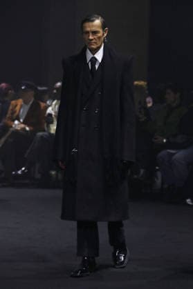 PFW - Matieres Fecales Runway A model walks the runway during the Matieres Fecales Womenswear Fall Winter 2026-2027 show as part of Paris Fashion Week on March 03, 2026 in Paris, France. Photo by Alain Gil Gonzalez ABACAPRESS.COM Paris France  Copyright: xGonzalezxAlain-Gil ABACAx