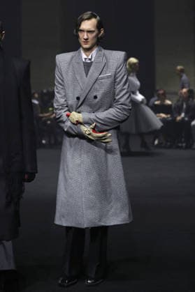 PFW - Matieres Fecales Runway A model walks the runway during the Matieres Fecales Womenswear Fall Winter 2026-2027 show as part of Paris Fashion Week on March 03, 2026 in Paris, France. Photo by Alain Gil Gonzalez ABACAPRESS.COM Paris France  Copyright: xGonzalezxAlain-Gil ABACAx
