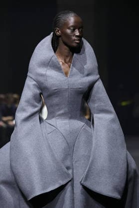 PFW - Matieres Fecales Runway A model walks the runway during the Matieres Fecales Womenswear Fall Winter 2026-2027 show as part of Paris Fashion Week on March 03, 2026 in Paris, France. Photo by Alain Gil Gonzalez ABACAPRESS.COM Paris France  Copyright: xGonzalezxAlain-Gil ABACAx
