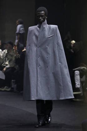 PFW - Matieres Fecales Runway A model walks the runway during the Matieres Fecales Womenswear Fall Winter 2026-2027 show as part of Paris Fashion Week on March 03, 2026 in Paris, France. Photo by Alain Gil Gonzalez ABACAPRESS.COM Paris France  Copyright: xGonzalezxAlain-Gil ABACAx