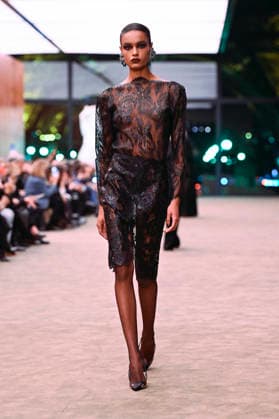 Saint Laurent fashion show Womens Ready to Wear Fall Winter 2026 2027 Collection during Paris Fashion Week PFW on March 3, 2026 Saint Laurent fashion show Womens Ready to Wear Fall Winter 2026 2027 Collection during Paris Fashion Week PFW on March 3, 2026 Paris France  Copyright: xAgencex xBestimagexAgencex xBestimagex