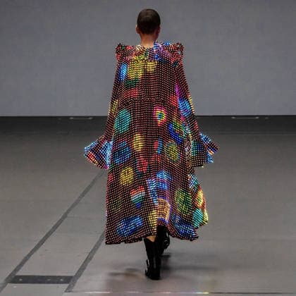 Paris fashion week Womenwear FALL WINTER 2026 2027 ANREALAGE 3rd March 2026 sylvie lefort photography MAXPPP 03 03 2026 @sylvie Lefort Photography MAXPPP 03 03 26 Models present creations from the Womenswear FALL WINTER 2026 2027collection by ANREALAGE during the Paris Fashion Week, in Paris, France 3rd March 2026 The presentation of the Womens collections from March 2nd to March 10th 26  Copyright: xMAXPPPxsylviexlefortxphotographyx LFR202603041469 LFR202603041469