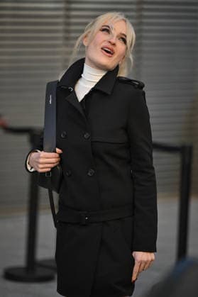 PFW Courreges Outside Arrivals Kim Petras arriving at Courreges show during Fashion Week in Paris, France on March 4, 2026. Photo by Julien Reynaud APS-Medias ABACAPRESS.COM Paris France  Copyright: xReynaudxJulien APS-Medias ABACAx