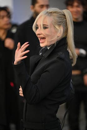 PFW Courreges Outside Arrivals Kim Petras arriving at Courreges show during Fashion Week in Paris, France on March 4, 2026. Photo by Julien Reynaud APS-Medias ABACAPRESS.COM Paris France  Copyright: xReynaudxJulien APS-Medias ABACAx