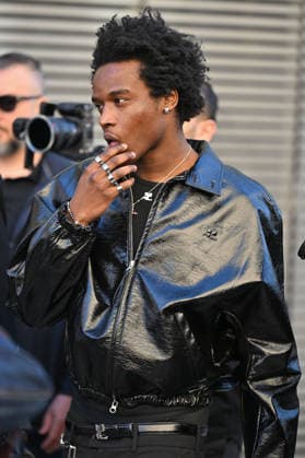 PFW Courreges Outside Arrivals Jo Lagreen 23 arriving at Courreges show during Fashion Week in Paris, France on March 4, 2026. Photo by Julien Reynaud APS-Medias ABACAPRESS.COM Paris France  Copyright: xReynaudxJulien APS-Medias ABACAx