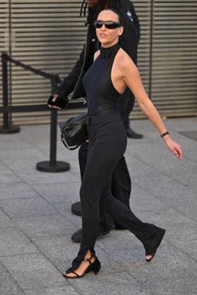 PFW Courreges Outside Arrivals Carla Ginola arriving at Courreges show during Fashion Week in Paris, France on March 4, 2026. Photo by Julien Reynaud APS-Medias ABACAPRESS.COM Paris France  Copyright: xReynaudxJulien APS-Medias ABACAx