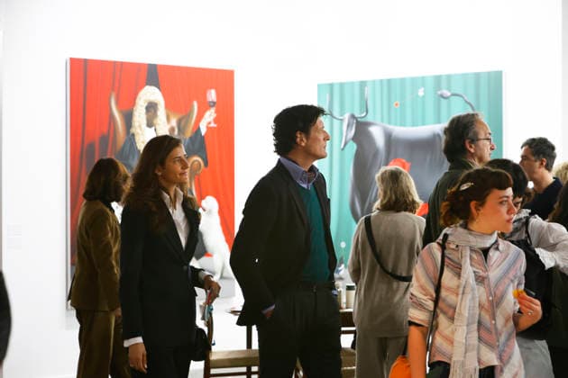 Familiar faces meet at the opening of the 45th edition of the International Contemporary Art Fair ARCOmadrid 2026 Luis Medina and Clara Caruana at the 45th edition of the International Contemporary Art Fair ARCOmadrid 2026, on March 4, 2026, in Madrid Spain FAMOUSES ARCO ARTE Madrid Madrid Madrid Spain  Copyright: xJosexVelascox 7336890
