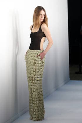 PFW - Courreges - Backstage - Womenswear Lota Blaskovic poses backstage prior to the Courrèges Womenswear Fall Winter 2026-2027 show as part of Paris Fashion Week on March 04, 2026 in Paris, France. Photo by Gonzalez Alain-Gil ABACAPRESS.COM Paris Ile-de-France France  Copyright: xGonzalezxAlain-Gil ABACAx