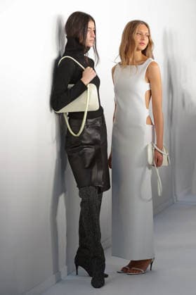 PFW - Courreges - Backstage - Womenswear Luiza Perote and Angelina Kendall poses backstage prior to the Courrèges Womenswear Fall Winter 2026-2027 show as part of Paris Fashion Week on March 04, 2026 in Paris, France. Photo by Gonzalez Alain-Gil ABACAPRESS.COM Paris Ile-de-France France  Copyright: xGonzalezxAlain-Gil ABACAx