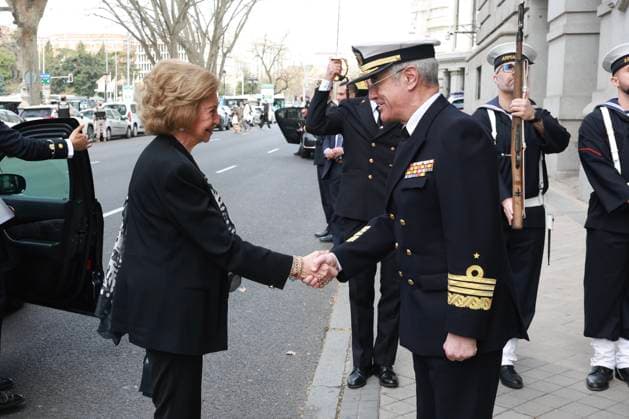 04-03-2026 Madrid Queen Sofia visited the La Bandera que vino de la Mar. Los colores que nos identifican ( Flag that came from the sea, the colors that identify us) exhibition at the Naval museum in Madrid. Â  Copyright: xPPEx