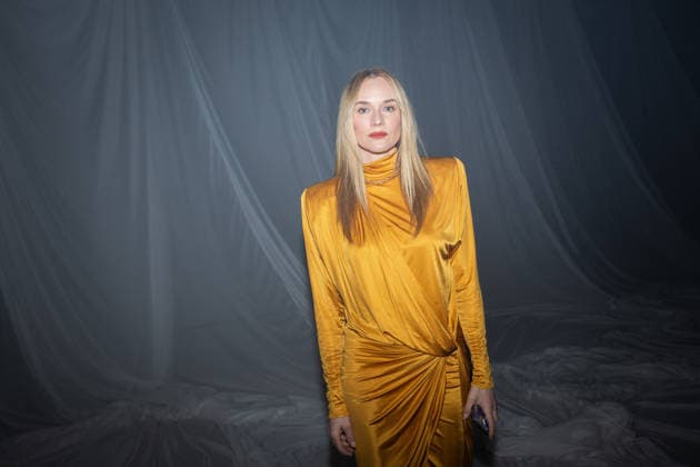 PFW - Balmain Front Row Diane Kruger on the front row of the Balmain fashion show as part of Paris Fashion Week Fall 2026 on March 4, 2026 in Paris, France. Photo by Alexis Jumeau ABACAPRESS.COM Paris France  Copyright: xJumeauxAlexis ABACAx