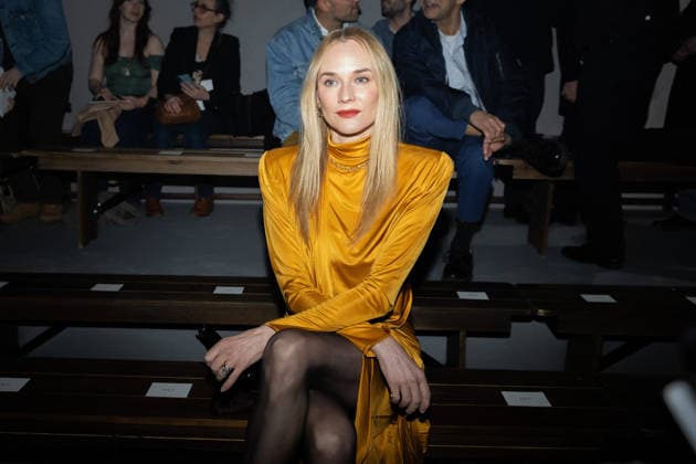 PFW - Balmain Front Row Diane Kruger on the front row of the Balmain fashion show as part of Paris Fashion Week Fall 2026 on March 4, 2026 in Paris, France. Photo by Alexis Jumeau ABACAPRESS.COM Paris France  Copyright: xJumeauxAlexis ABACAx