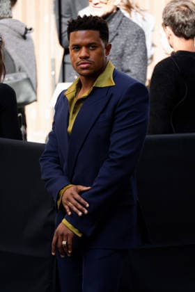 Paris Fashion Week People at the Balmain show Jeremy Pope 453739 2026 03 04 Pope, Jeremy  Copyright: xIvankaxVoisinx xStarfacex STAR_453739_006