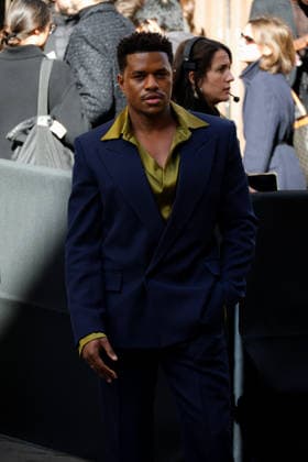 Paris Fashion Week People at the Balmain show Jeremy Pope 453739 2026 03 04 Pope, Jeremy  Copyright: xIvankaxVoisinx xStarfacex STAR_453739_007