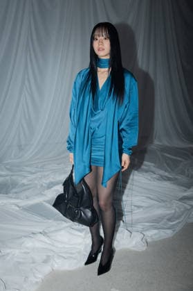PFW - Balmain Front Row Lee Hyeri on the front row of the Balmain fashion show as part of Paris Fashion Week Fall 2026 on March 4, 2026 in Paris, France. Photo by Alexis Jumeau ABACAPRESS.COM Paris France  Copyright: xJumeauxAlexis ABACAx
