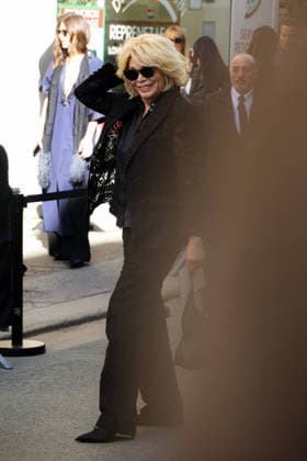 Paris Fashion Week People at Balmain Amanda Lear 453739 2026 03 04 Lear, Amanda  Copyright: xIvankaxVoisinx xStarfacex STAR_453739_011
