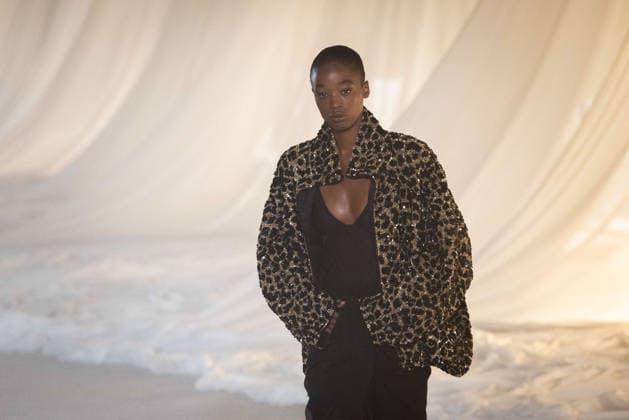 PFW - Balmain Runway A model walks the runway during the Balmain Womenswear Fall Winter 2026-2027 show as part of Paris Fashion Week on March 04, 2026 in Paris, France. Photo by Alexis Jumeau ABACAPRESS.COM Paris France  Copyright: xJumeauxAlexis ABACAx