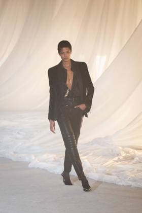 PFW - Balmain Runway A model walks the runway during the Balmain Womenswear Fall Winter 2026-2027 show as part of Paris Fashion Week on March 04, 2026 in Paris, France. Photo by Alexis Jumeau ABACAPRESS.COM Paris France  Copyright: xJumeauxAlexis ABACAx
