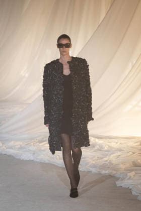 PFW - Balmain Runway A model walks the runway during the Balmain Womenswear Fall Winter 2026-2027 show as part of Paris Fashion Week on March 04, 2026 in Paris, France. Photo by Alexis Jumeau ABACAPRESS.COM Paris France  Copyright: xJumeauxAlexis ABACAx