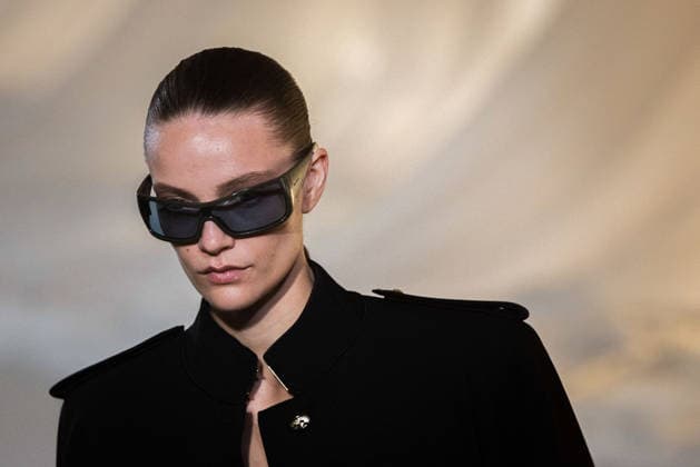 PFW - Balmain Runway A model walks the runway during the Balmain Womenswear Fall Winter 2026-2027 show as part of Paris Fashion Week on March 04, 2026 in Paris, France. Photo by Alexis Jumeau ABACAPRESS.COM Paris France  Copyright: xJumeauxAlexis ABACAx
