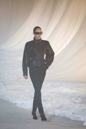 PFW - Balmain Runway A model walks the runway during the Balmain Womenswear Fall Winter 2026-2027 show as part of Paris Fashion Week on March 04, 2026 in Paris, France. Photo by Alexis Jumeau ABACAPRESS.COM Paris France  Copyright: xJumeauxAlexis ABACAx