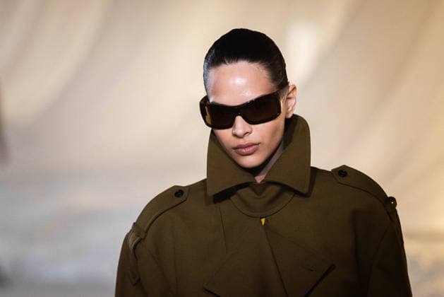 PFW - Balmain Runway A model walks the runway during the Balmain Womenswear Fall Winter 2026-2027 show as part of Paris Fashion Week on March 04, 2026 in Paris, France. Photo by Alexis Jumeau ABACAPRESS.COM Paris France  Copyright: xJumeauxAlexis ABACAx