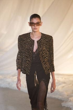 PFW - Balmain Runway A model walks the runway during the Balmain Womenswear Fall Winter 2026-2027 show as part of Paris Fashion Week on March 04, 2026 in Paris, France. Photo by Alexis Jumeau ABACAPRESS.COM Paris France  Copyright: xJumeauxAlexis ABACAx