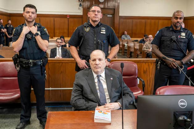 Former Hollywood producer Harvey Weinstein attends a conference to work out details of his upcoming rape retrial at Manhattan Criminal Court on Wednesday, March 4, 2026 in New York City. Prosecutors are retrying Weinstein for a third time on charges that he raped actress Jessica Mann at a Manhattan hotel in 2013. Weinstein, 73, has been held at Rikers Island since his initial conviction in New York in 2020, which helped ignite the global MeToo movement. Pool  NYX20260304830 StevenxHirsch