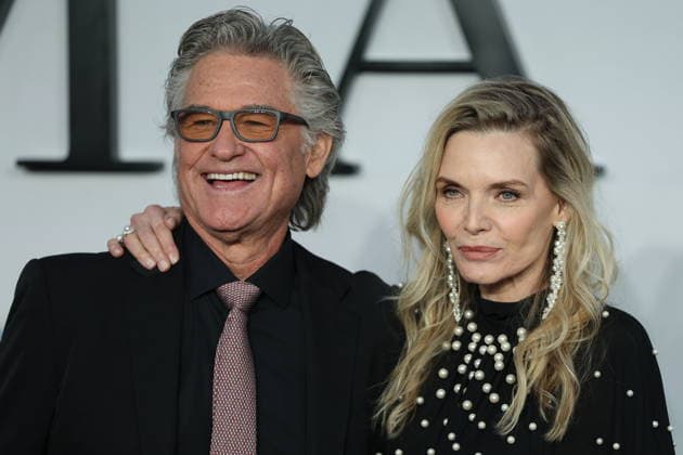 . 04 03 2026. London, United Kingdom. Kurt Russell and Michelle Pfeiffer arriving at The Madison premiere in London.  xStephenxLockx xi-Imagesx IIM-26608-0004