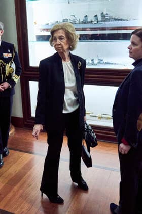 March 4, 2026, Madrid, Madrid, Spain: QUEEN SOFIA visits the exhibition The flag that came from the sea. The colours that identify us Madrid Spain - ZUMAc260 20260304_zep_c260_001 Copyright: xMikexChicorrox