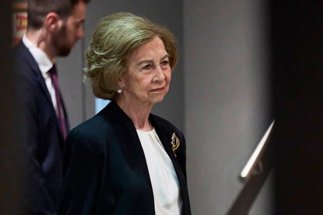 March 4, 2026, Madrid, Madrid, Spain: QUEEN SOFIA visits the exhibition The flag that came from the sea. The colours that identify us Madrid Spain - ZUMAc260 20260304_zep_c260_009 Copyright: xMikexChicorrox