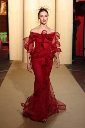 PFW - Christophe Guillarme Runway A model walks the Runway of the Christophe Guillarmé fashion show during Paris Fashion Week on March 4, 2026 in Paris, France. Photo by Jerome Domine ABACAPRESS.COM Paris France  Copyright: xDominexJerome ABACAx
