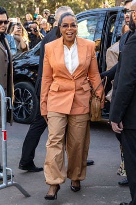 PFW Stella McCartney Outside Arrivals NB Oprah Winfrey arrived at the Stella McCartney Womenswear Fall Winter 2026-2027 show as part of Paris Fashion Week on March 04, 2026 in Paris, France. Photo by Nasser Berzane ABACAPRESS.COM Paris France  Copyright: xBerzanexNasser ABACAx