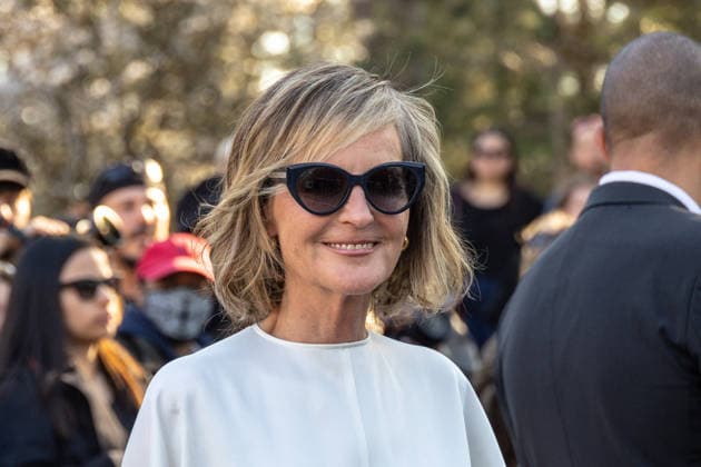 PFW Stella McCartney Outside Arrivals NB Helen Hunt arrived at the Stella McCartney Womenswear Fall Winter 2026-2027 show as part of Paris Fashion Week on March 04, 2026 in Paris, France. Photo by Nasser Berzane ABACAPRESS.COM Paris France  Copyright: xBerzanexNasser ABACAx
