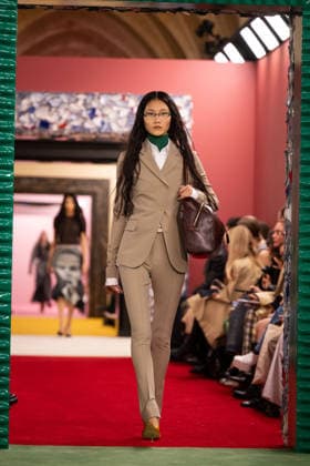 PFW - Acne Studios Runway AJ A model presents a creation for Acne Studios for the Women s Ready to Wear Fall Winter 2026-2027 collection fashion show as part of the Paris Women Fashion Week (PFW), in Paris, on March 4, 2026. Photo by Alexis Jumeau ABACAPRESS.COM Paris France  Copyright: xJumeauxAlexis ABACAx