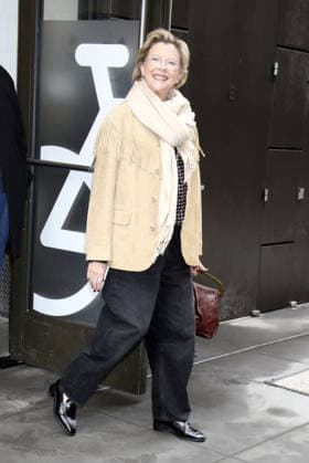 NEW YORK, NY- MARCH 4: Annette Bening seen at Good Morning America on March 4, 2026 in New York City. Copyright: xRWx