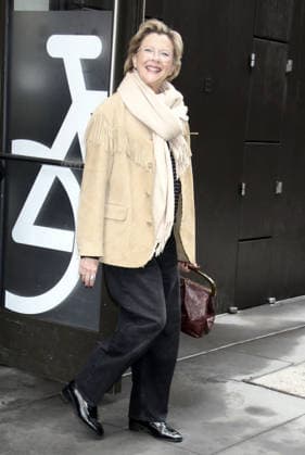 NEW YORK, NY- MARCH 4: Annette Bening seen at Good Morning America on March 4, 2026 in New York City. Copyright: xRWx