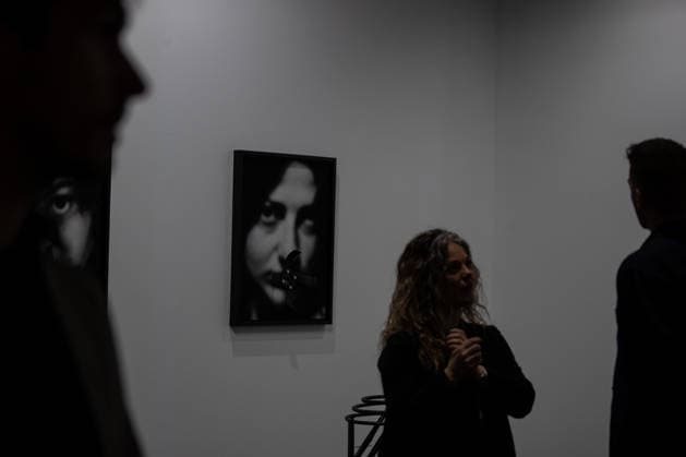 Opening of ARCO (Spain s International Contemporary Art Fair) in Madrid, Spain - 04 Mar 2026 People seen observing some of the exhibited artworks during the opening of ARCO (Spain s International Contemporary Art Fair) at its 45th edition at the IFEMA exhibition center. Madrid Spain Copyright: xDavidxCanalesx xSOPAxImagesx DCARCO260304-24