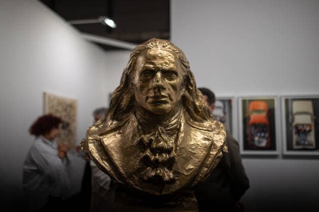 Opening of ARCO (Spain s International Contemporary Art Fair) in Madrid, Spain - 04 Mar 2026 Art works seen displayed during the opening of ARCO (Spain s International Contemporary Art Fair) at its 45th edition at the IFEMA exhibition center. Madrid Spain Copyright: xDavidxCanalesx xSOPAxImagesx DCARCO260304-7