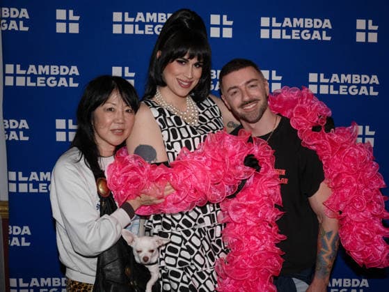 March 4, 2026, Beverly Hills, California, USA: American stand-up comedian, actress and musician MARGARET CHO, American comedian and paranormal expert ROZ HERNANDEZ and American actor, comedian, singer, and illustrator MATTEO LANE attend Lambda LegalÃ¢â‚¬â ¢s Stand Up for Equality. Beverly Hills USA - ZUMAb173 20260304_aap_b173_002 Copyright: xBillyxBennightx