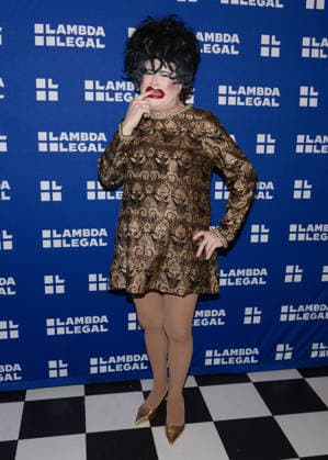 March 4, 2026, Beverly Hills, California, USA: Tragic singer, horrible dancer and surreal raconteur DINA MARTINA attends Lambda LegalÃ¢â‚¬â ¢s Stand Up for Equality. Beverly Hills USA - ZUMAb173 20260304_aap_b173_003 Copyright: xBillyxBennightx