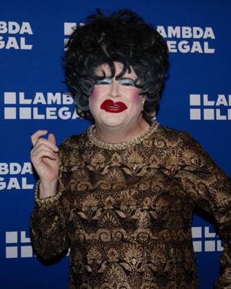 March 4, 2026, Beverly Hills, California, USA: Tragic singer, horrible dancer and surreal raconteur DINA MARTINA attends Lambda LegalÃ¢â‚¬â ¢s Stand Up for Equality. Beverly Hills USA - ZUMAb173 20260304_aap_b173_011 Copyright: xBillyxBennightx