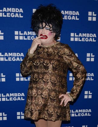 March 4, 2026, Beverly Hills, California, USA: Tragic singer, horrible dancer and surreal raconteur DINA MARTINA attends Lambda LegalÃ¢â‚¬â ¢s Stand Up for Equality. Beverly Hills USA - ZUMAb173 20260304_aap_b173_019 Copyright: xBillyxBennightx