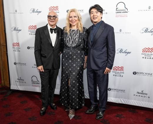 March 4, 2026, Bronx, New York, USA: Leszek Lukas Barwinski-Brown, Irena McLean-Laks and Lang Lang attend Lang Lang International Music Foundation bi-annual gala at Metropolitan Club in New York, NY on March 4, 2026. Bronx USA - ZUMAr339 20260304_znp_r339_028 Copyright: xLevxRadinx