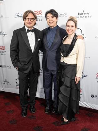 March 4, 2026, Bronx, New York, USA: David Bahanovich (L), Lang Lang (C) attend Lang Lang International Music Foundation bi-annual gala at Metropolitan Club in New York, NY on March 4, 2026. Bronx USA - ZUMAr339 20260304_znp_r339_039 Copyright: xLevxRadinx